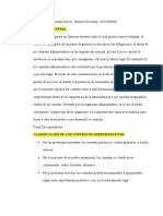 Clasificacion de Los Contratos Administrativos