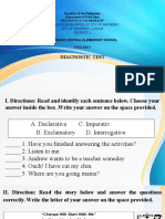 English Diagnostic Test Powerpoint