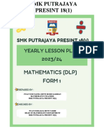 RPT f1 - 2023 - 2024 Mathematics DLP