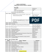 Rundown Acara - Sertifikasi Penilai Kompetensi Klinis Perawat (Asesor) - 1