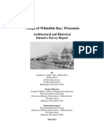 Village of Whitefish Bay Architectural &amp; Historical Intensive Survey Report