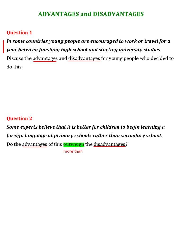 1 - Advantage and Disadvantage - 3 Types | PDF | Internet | Learning
