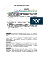 GUION PROCEDIMIENTO EJECUTIVO (ESTUDIANTE) Simulacion de Audiencia