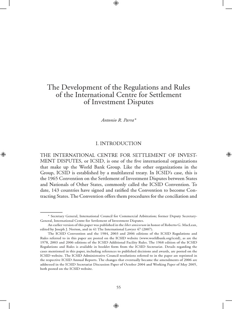 Media012223869085220article on icsid regs rules pdf cost of living