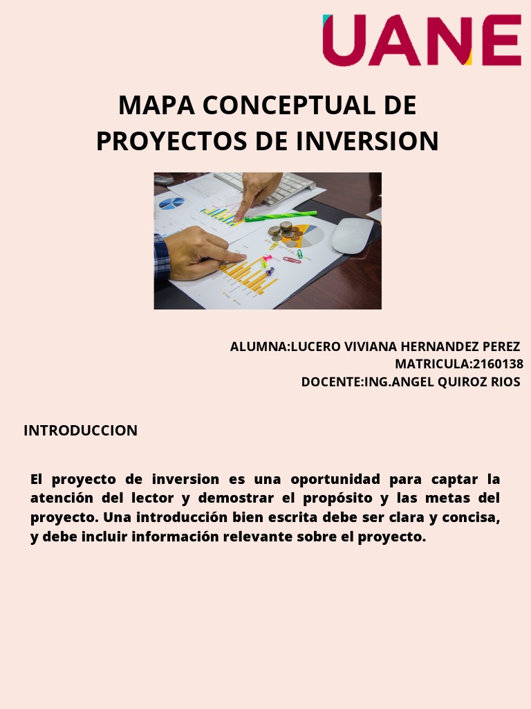 Mapa Conceptual de Proyectos de Inversión | PDF | Finanzas y dinero