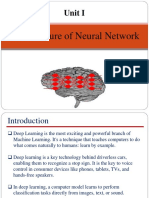 Unit I Architecture of Neural Network