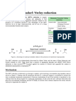 Meerwein Ponndorf Verley - Reduction