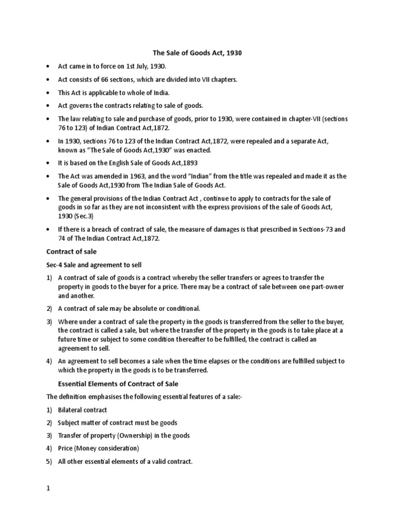 the-sale-of-goods-act-pdf-breach-of-contract-sales
