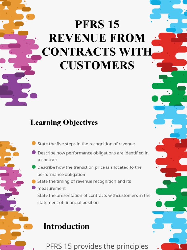 PFRS 15 | PDF | Prices | Customer