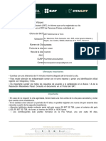 Oficina Del SAT: Ubicación:: Hora de La Cita