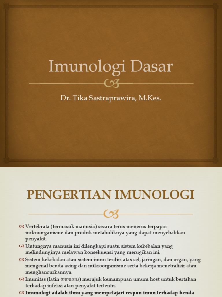 Imunologi Dasar Pdf