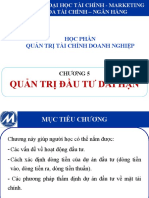 Chương 5 - Quản Trị Đầu Tư Dài Hạn