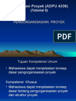 Pengorganisasian Proyek - 5