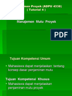 Penjaminan Mutu Proyek-4