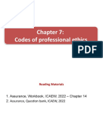 Codes of Professional Ethics