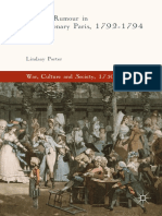 Popular Rumour in Revolutionary Paris, 1792-1794 by Lindsay Porter (Auth.)