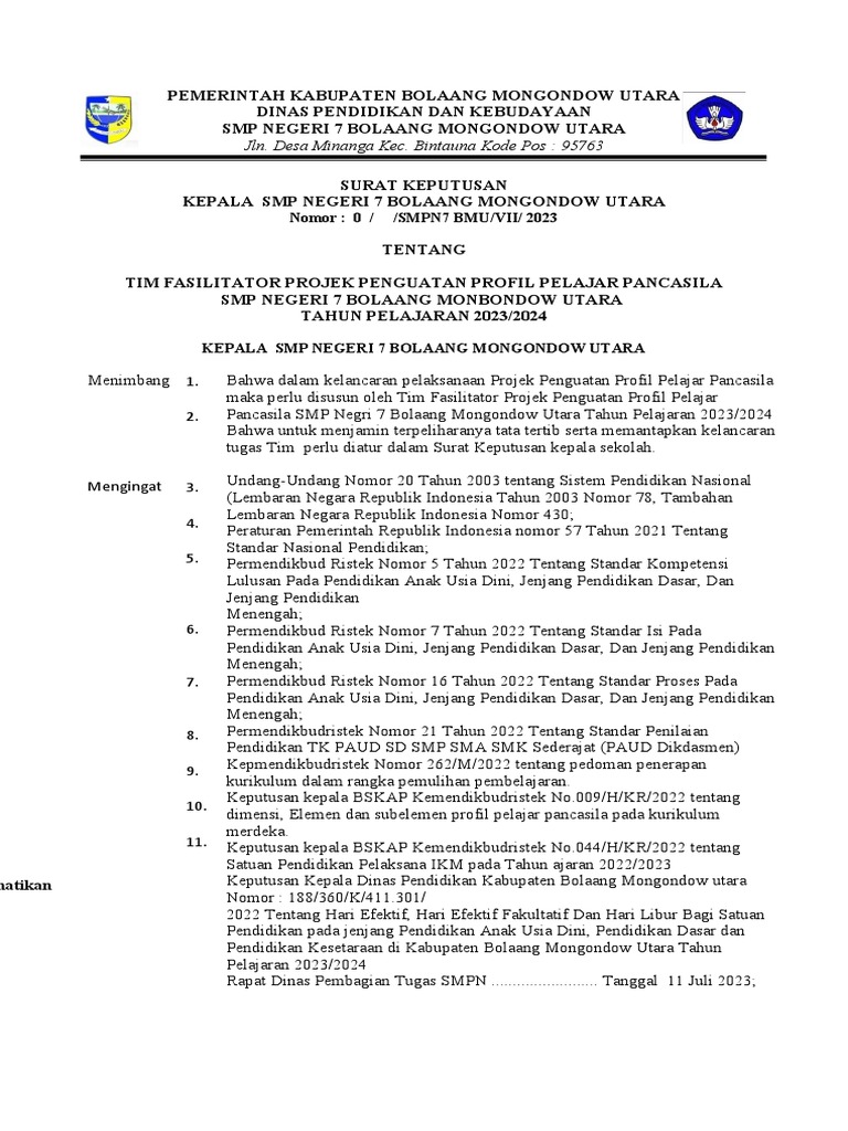 SK Koordinator P5 | PDF