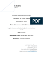 Informe Final de Servicio Social: Secretario Académico de La División de Ciencias y Artes para El UAM Xochimilco