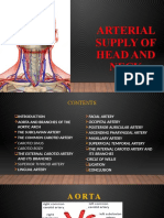 Arterial Supply of Head and Neck