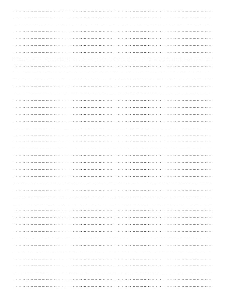 Lined Paper Template | PDF