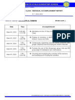 Tamang Accomplishment Report March 8