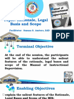 RATIONALE, LEGAL BASIS and SCOPE