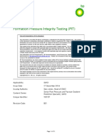 #VIP Formation Pressure Integrity Testing GP