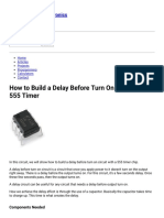 Delay Before Turn On Circuit With A 555 Timer - Pdf-Flattened