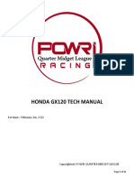 Honda GX 120 Tech Manual