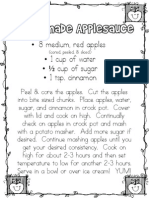 Download Applesauce Recipe by Cara Hagerty Carroll SN66064476 doc pdf