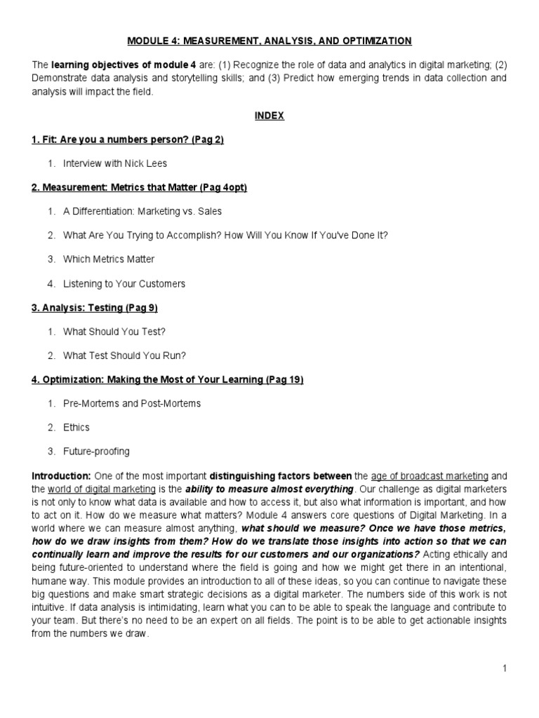 Next Steps in Email Marketing Analytics | PDF | Performance Indicator ...