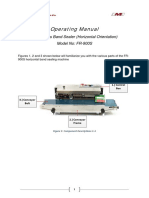 Operating Manual: Continuous Band Sealer (Horizontal Orientation) Model No: FR-900S