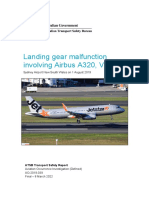 Landing Gear Malfunction Involving Airbus A320, VH-VFN: Sydney Airport New South Wales On 1 August 2019