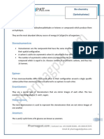 1 - Biochemistry-1 (Carbohydrate)