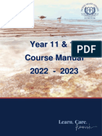 2022 23 Course Manual Year 11 12