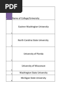 University Search Template