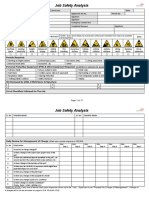 AML - Job Safety Analysis Form - Lifting