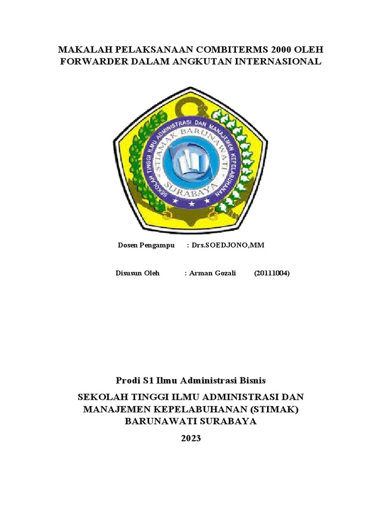 Combiterms 2000 dalam Logistik | PDF