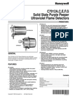 En c7012 Uv Flame Detector Handbook 60 2398 Nl05r0896