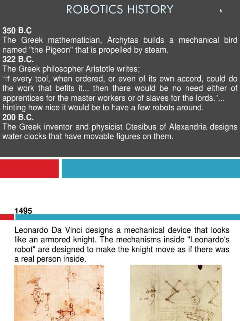 History of Robots PDF Robot Robotics