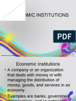 Economic Institutions