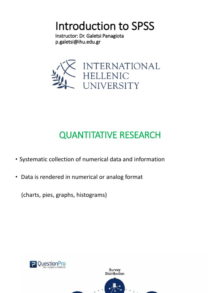 Spss Seminar Pdf Statistics Spss