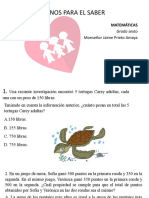 1 - Prueba Saber Matemáticas 6°