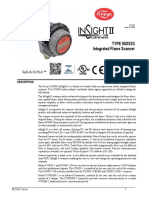 Insight II Type 95dss3 Integrated Flame Scanner CU 113