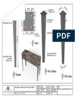 Detail Kaki TKR 143 - Console Table