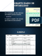 Comprobante Diario de Contabilidad