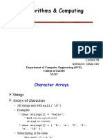 1st Sem, ITP, Lecture 8-Algorithms & Computing