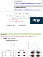 Matched Filter and Waveshaping To Students