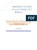 Microelectronic Circuits Analysis and Design 3rd Edition Rashid Solution Manual