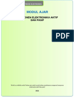 Modul 9-Komponen Elektronika Aktif Dan Pasif